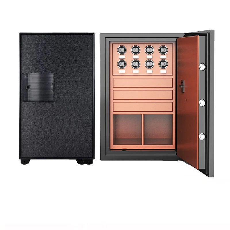 TimeSpinners - Fortress Elite – the ultimate luxury watch winder safe, combining cutting-edge security with sophisticated design. Perfect for both home and office settings, its sleek and clean aesthetic enhances any decor.
