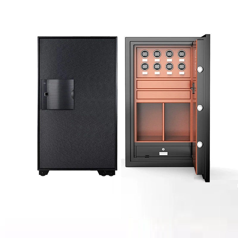 TimeSpinners - Fortress Elite – the ultimate luxury watch winder safe, combining cutting-edge security with sophisticated design. Perfect for both home and office settings, its sleek and clean aesthetic enhances any decor.
