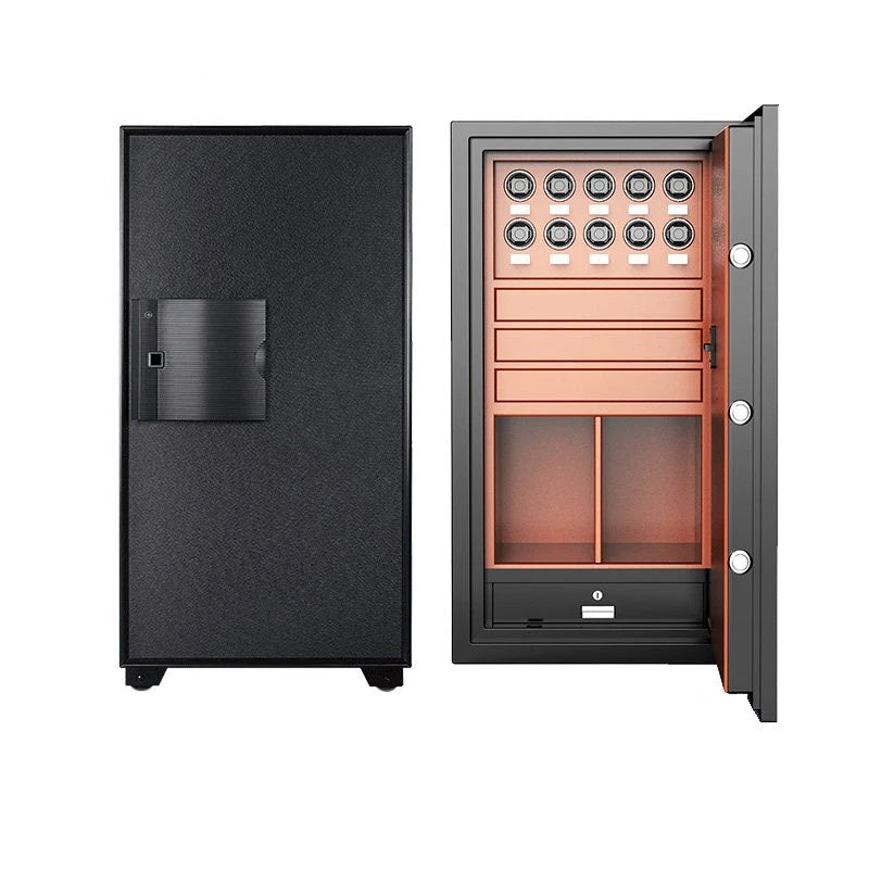 TimeSpinners - Fortress Elite – the ultimate luxury watch winder safe, combining cutting-edge security with sophisticated design. Perfect for both home and office settings, its sleek and clean aesthetic enhances any decor.