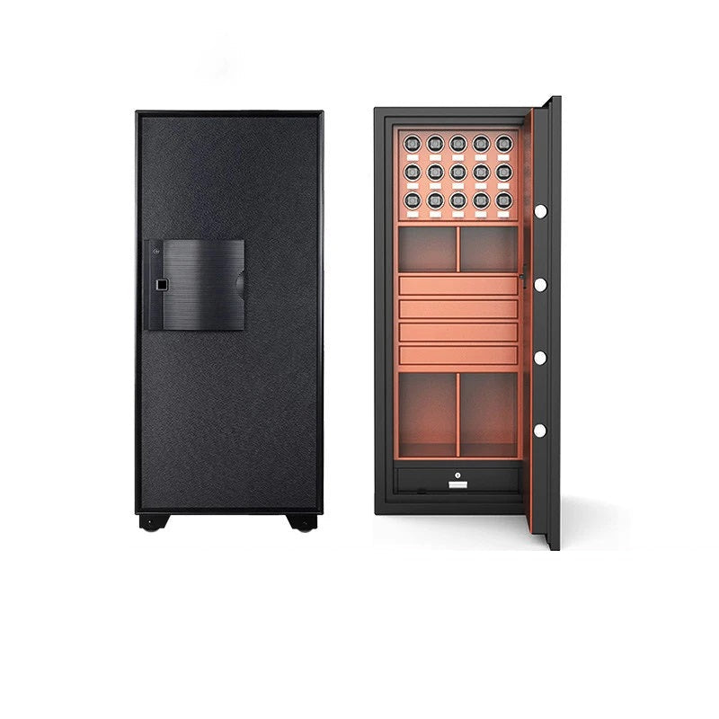 TimeSpinners - Fortress Elite – the ultimate luxury watch winder safe, combining cutting-edge security with sophisticated design. Perfect for both home and office settings, its sleek and clean aesthetic enhances any decor.