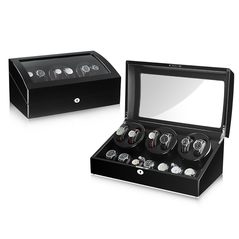 Regal - 6 + 7 Luxury Watch Winder Piano Black/Black Watch winder