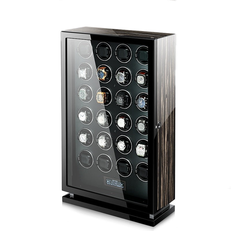 Supreme - Luxury winder with fingerprint sensor 24 Slots Watch winder