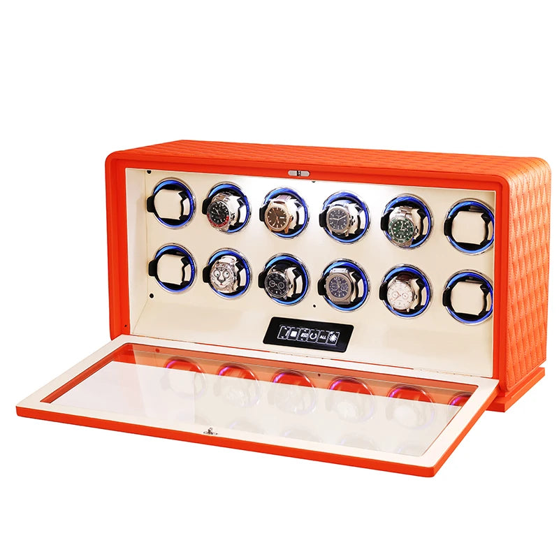 GrandTourer Luxe Winder - Newly Arrived Premium Watch Winder at TimeSpinners 12 slots