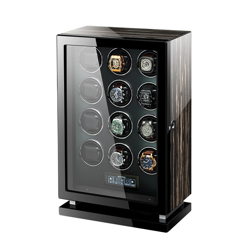 Supreme - Luxury winder with fingerprint sensor 12 Slots Watch winder