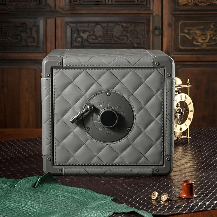 5-Star Rated Cube Watch Winder by Time Spinners - Luxury Watch Safe with Intelligent Touchscreen Control, Silent Japanese Mabuchi Rotors, Anti-Magnetization, 4 Slots, LED Lights, Crafted in High-Grade Leather and Steel