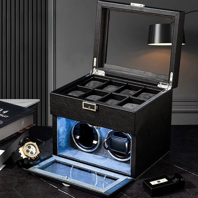 SophistiCase Watch Storage Black Watch winder