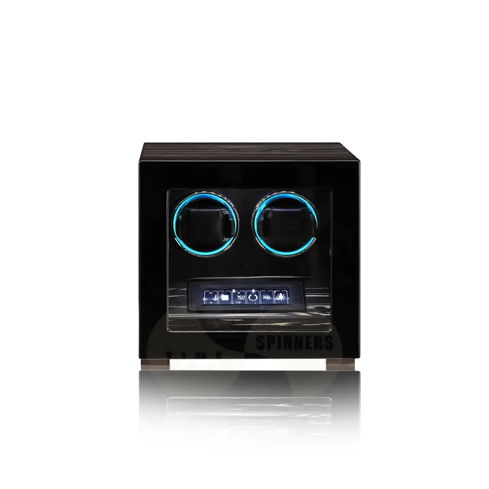 Ambassador - Refined Elegance Meets Precision Winding Ebony Wood / 2 Slots Watch winder