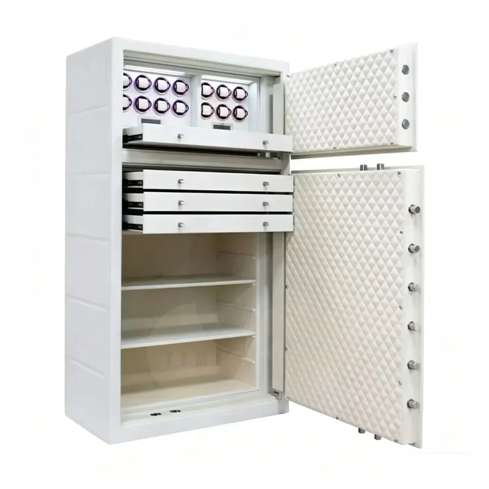 Zenvault premium watch winder safe with leather finish and secure storage for automatic watches