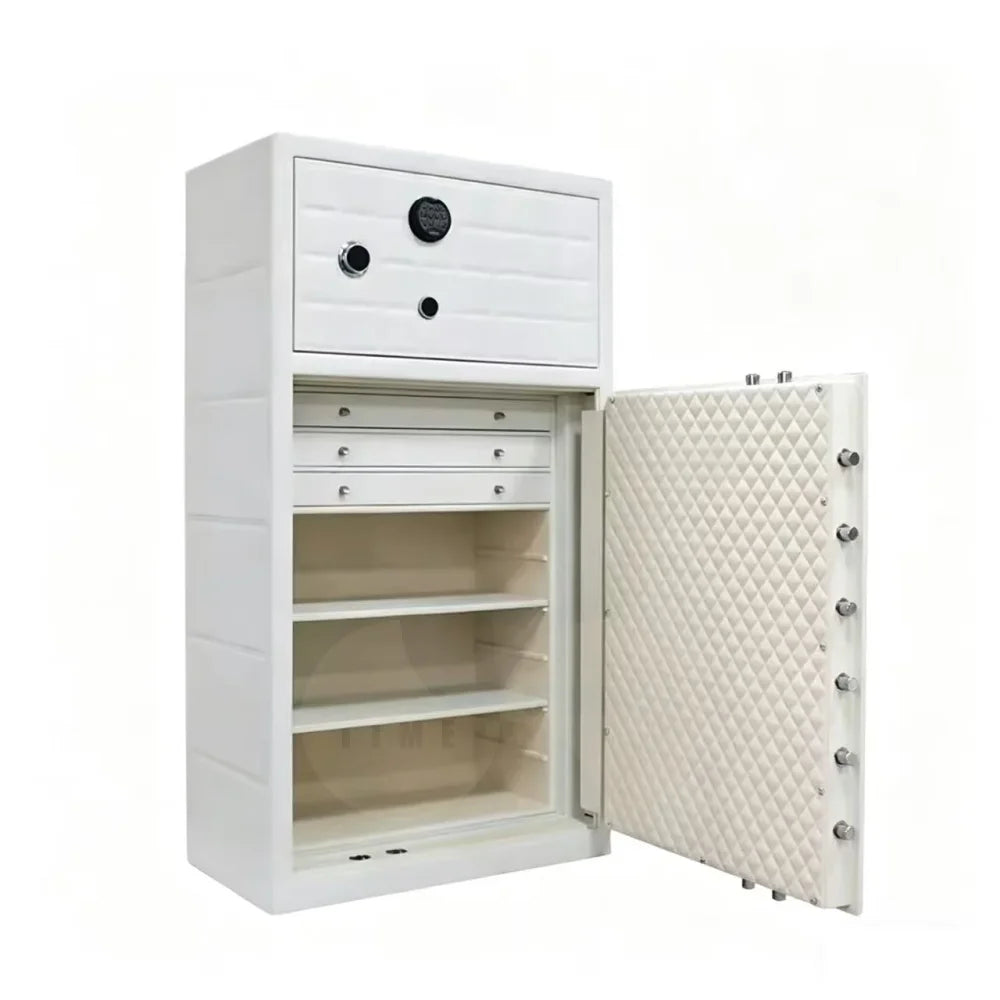 Zenvault premium watch winder safe with leather finish and secure storage for automatic watches