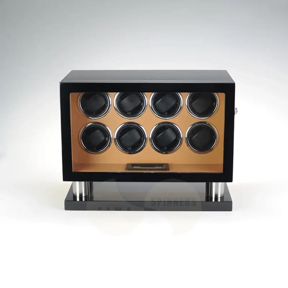 Time Spinners - EightX 8-Slot Exquisite Watch Winder with Japanese Mabuchi Motor and LED Lighting