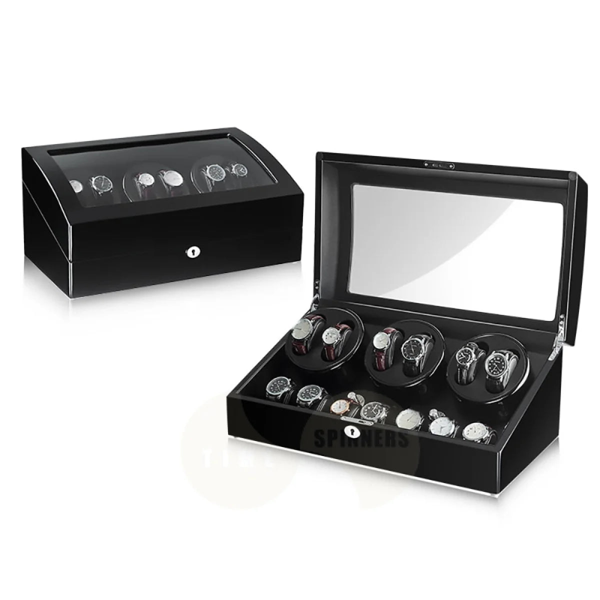 Regal - 6 + 7 Luxury Watch Winder Piano Black/Black Watch winder
