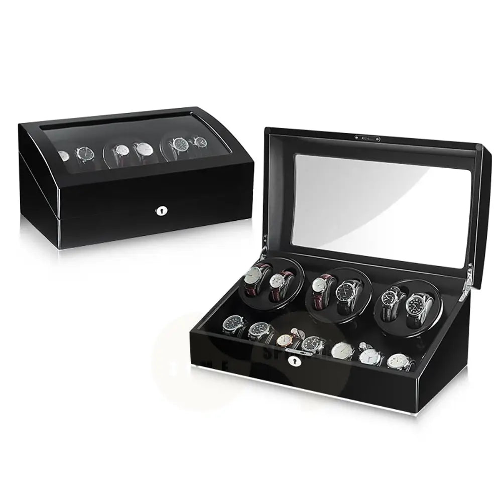 Regal - 6 + 7 Luxury Watch Winder Piano Black/Black Watch winder