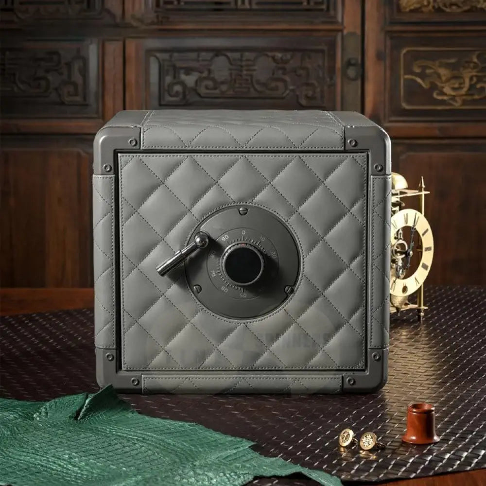 5-Star Rated Cube Watch Winder by Time Spinners - Luxury Watch Safe with Intelligent Touchscreen Control, Silent Japanese Mabuchi Rotors, Anti-Magnetization, 4 Slots, LED Lights, Crafted in High-Grade Leather and Steel