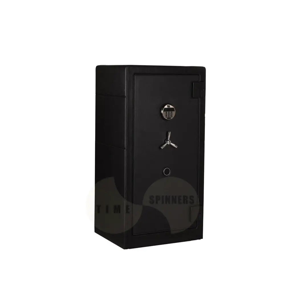 Titan Leather Edition by Time Spinners - Luxury Watch Winder Safe with Premium Leather Finish, Advanced Security, and Customizable Storage