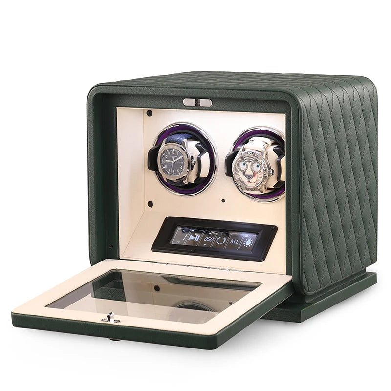 GrandTourer Luxe Winder - Newly Arrived Premium Watch Winder at TimeSpinners 2 slots