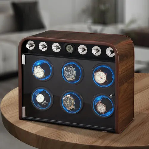 Time Spinners - Monarch 6 slots - Precision Watch Winder is where elegance meets functionality.