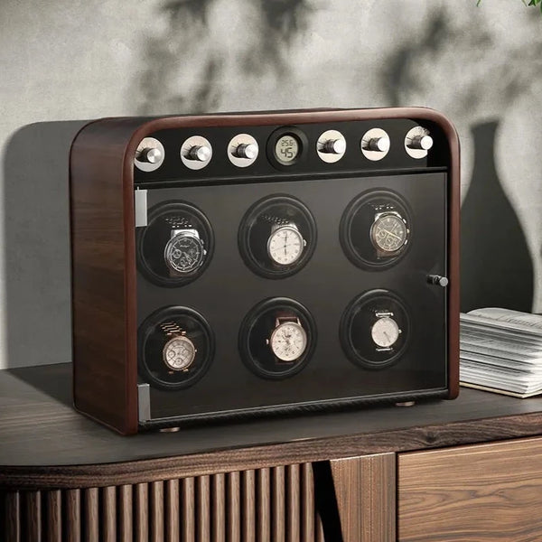 Time Spinners - Monarch - 6 slots Precision Watch Winder is where elegance meets functionality.