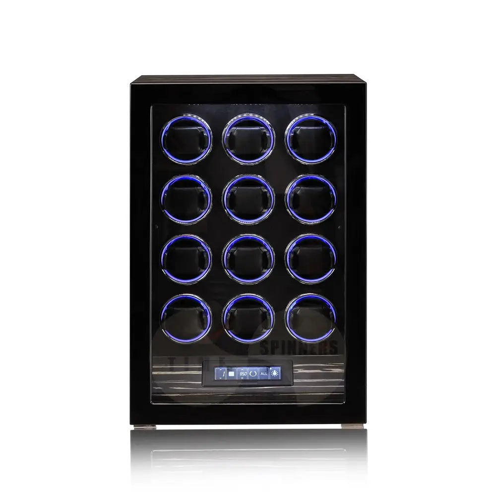 Ambassador - Refined Elegance Meets Precision Winding Ebony Wood / 12 Slots Watch winder