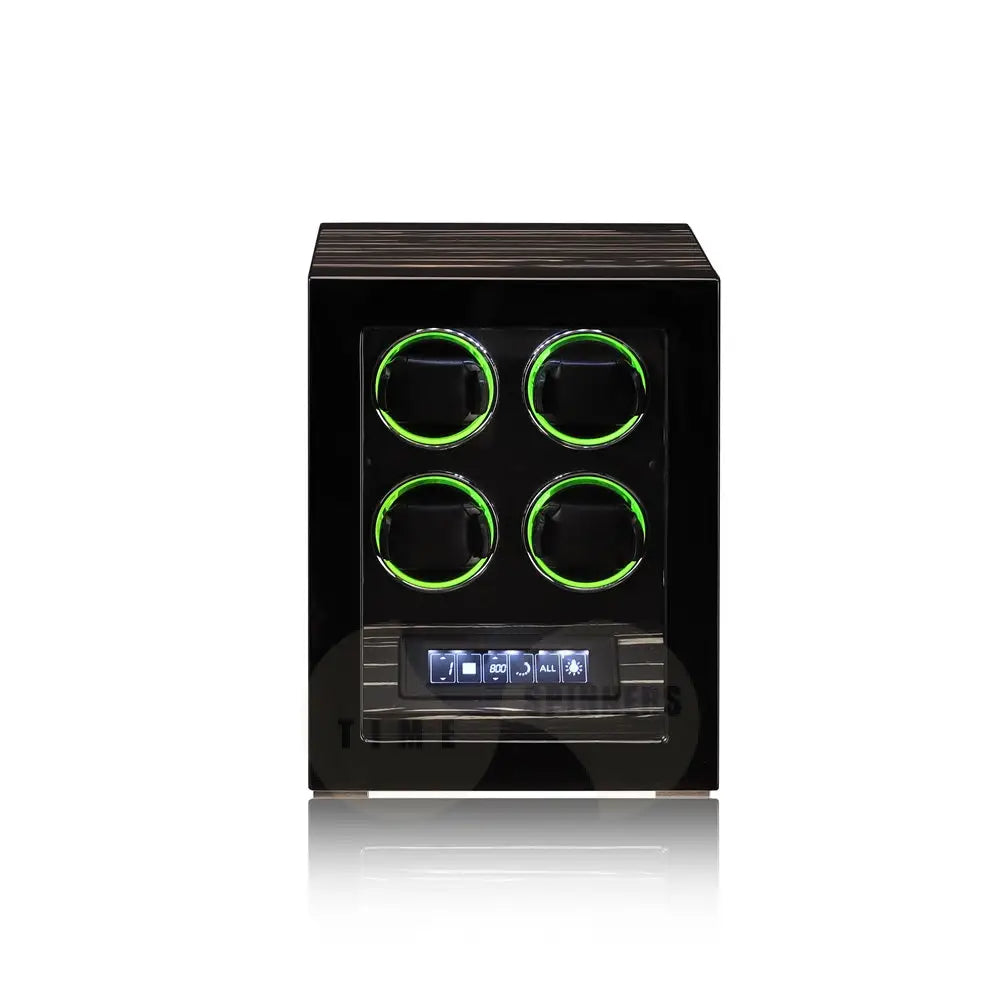 Ambassador - Refined Elegance Meets Precision Winding Ebony Wood / 4 Slots Watch winder
