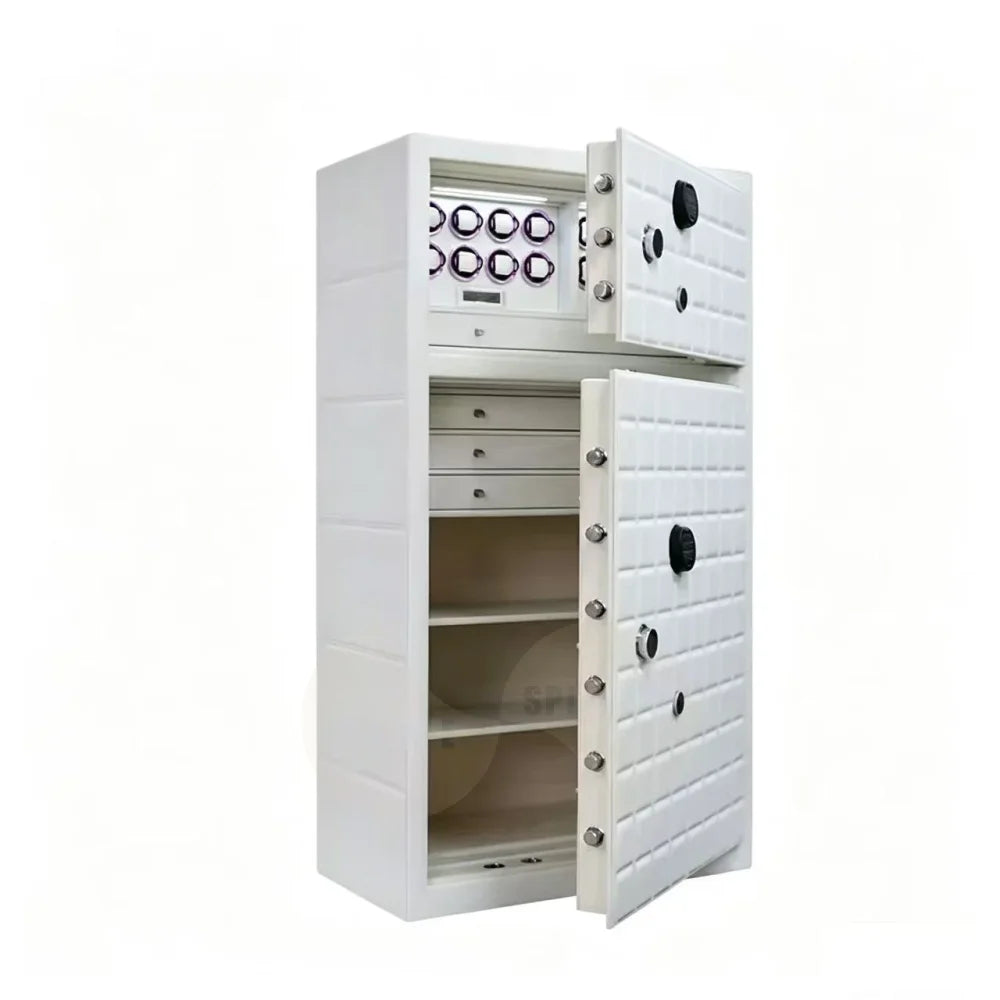 Zenvault premium watch winder safe with leather finish and secure storage for automatic watches