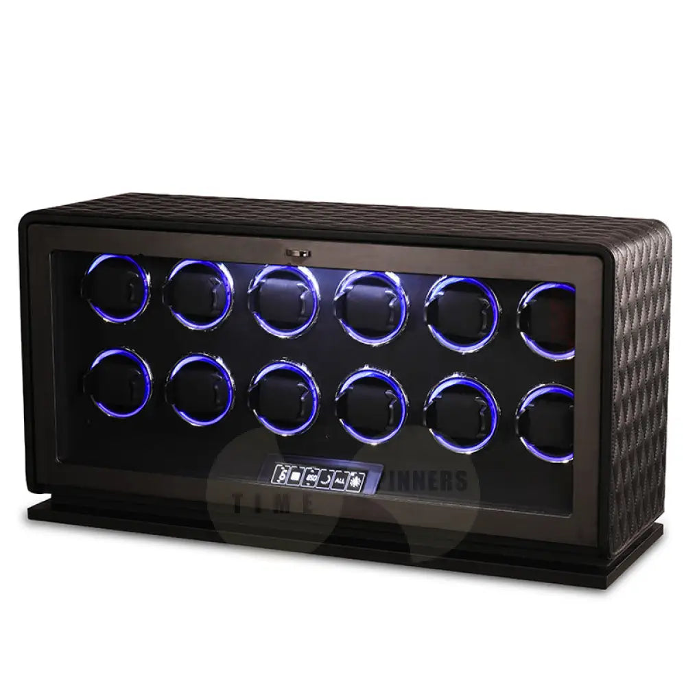 GrandTourer Luxe Winder - Newly Arrived Premium Watch Winder at TimeSpinners 12 slots