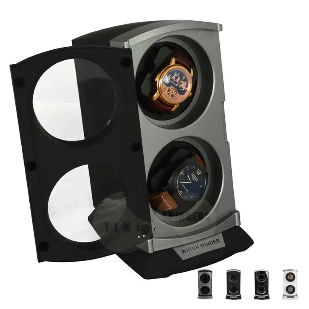 TimeSpinners - Sonos - A Modern Compact Watch Winder, a sophisticated and modern solution for maintaining your automatic timepieces. This dual-slot winder is not only functional but also an elegant showcase for your watches.