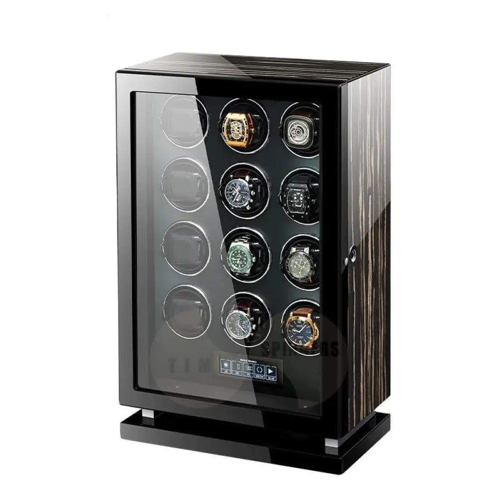 Supreme - Luxury winder with fingerprint sensor 12 Slots Watch winder