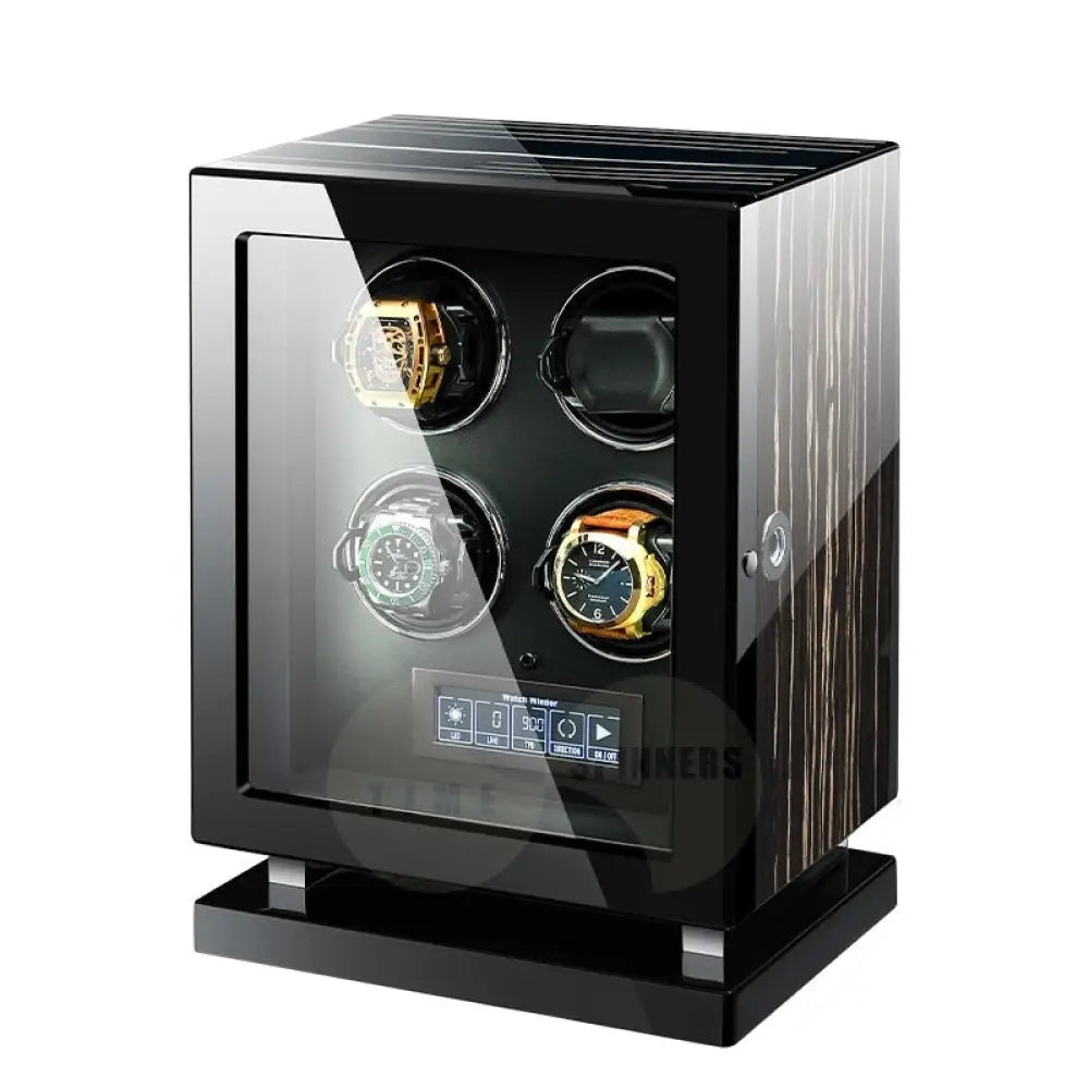 Supreme - Luxury winder with fingerprint sensor 4 Slots Watch winder