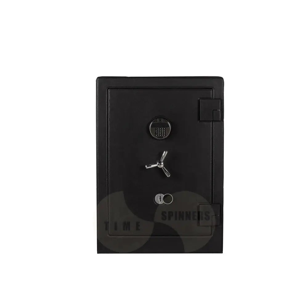 Titan Leather Edition by Time Spinners - Luxury Watch Winder Safe with Premium Leather Finish, Advanced Security, and Customizable Storage